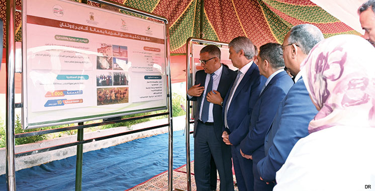 Minister Sadiki Leads Agricultural and Rural Development Tour in Agadir Ida Outanane
