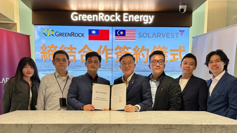 GreenRock and Solarvest Forge 1 GW Strategic Partnership in Asia